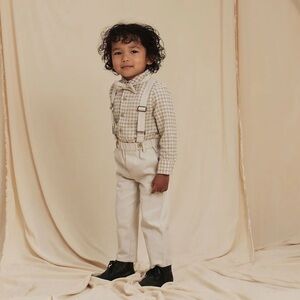 Noralee Harrison Button Down Dove Check